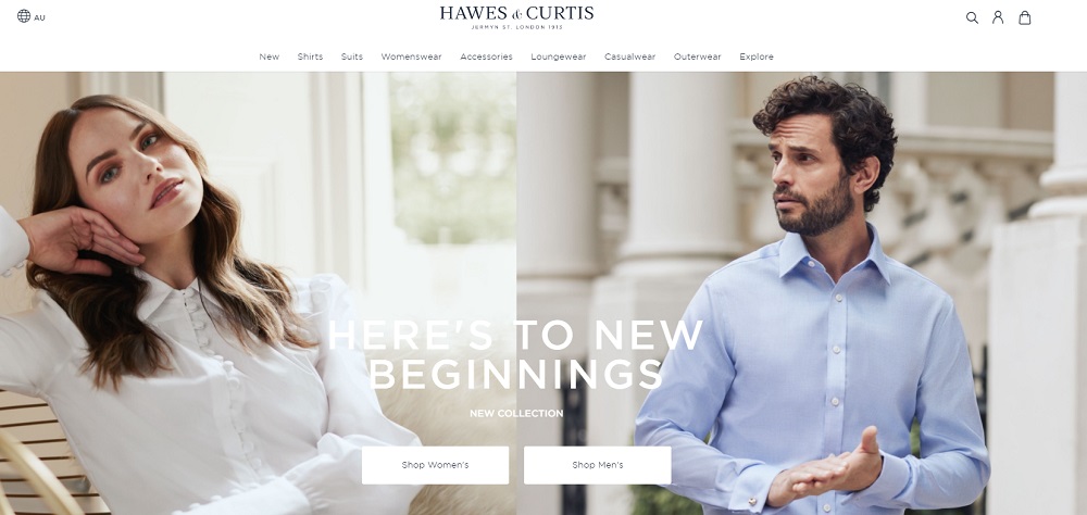 Hawes and Curtis Australia Banner