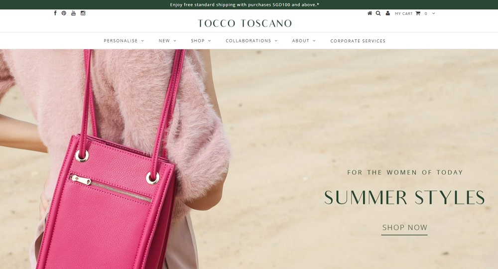 Tocco Toscano Singapore Banner