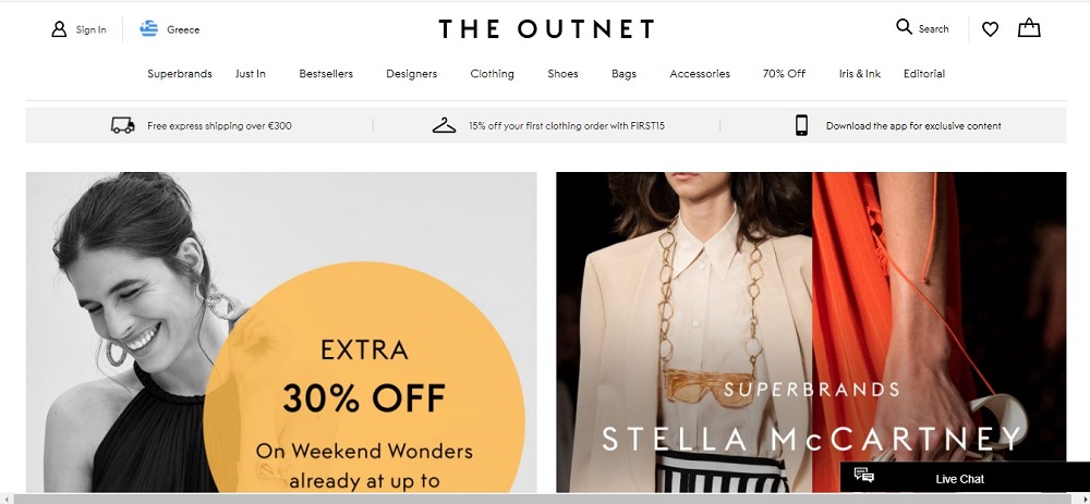 The Outnet Middle East Banner