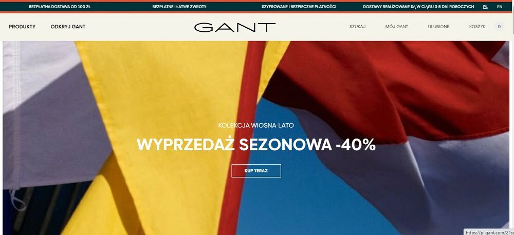 Gant Poland Banner