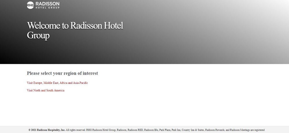 Radisson Hotel Group Global Banner