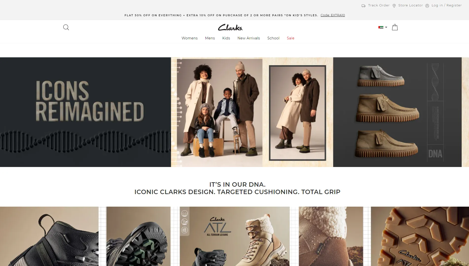 Clarks Stores Gulf Countries Banner