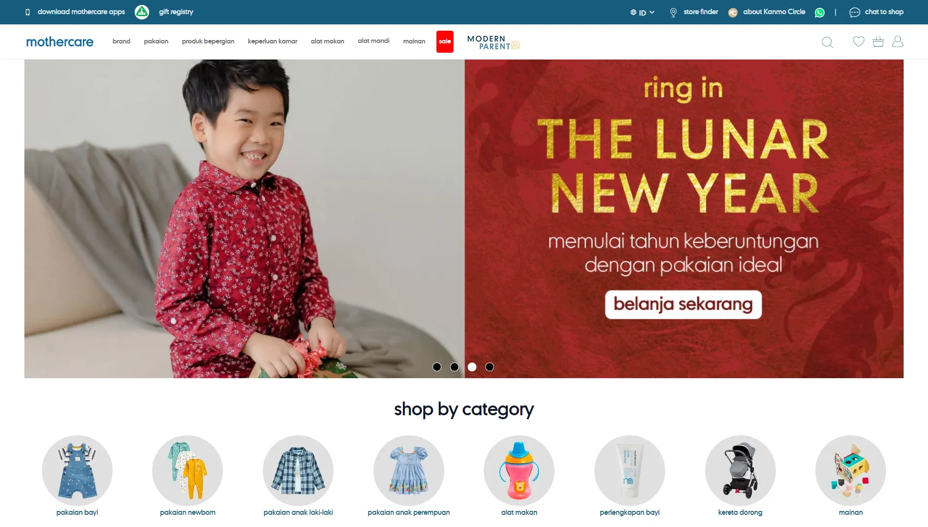 Mothercare Indonesia Banner
